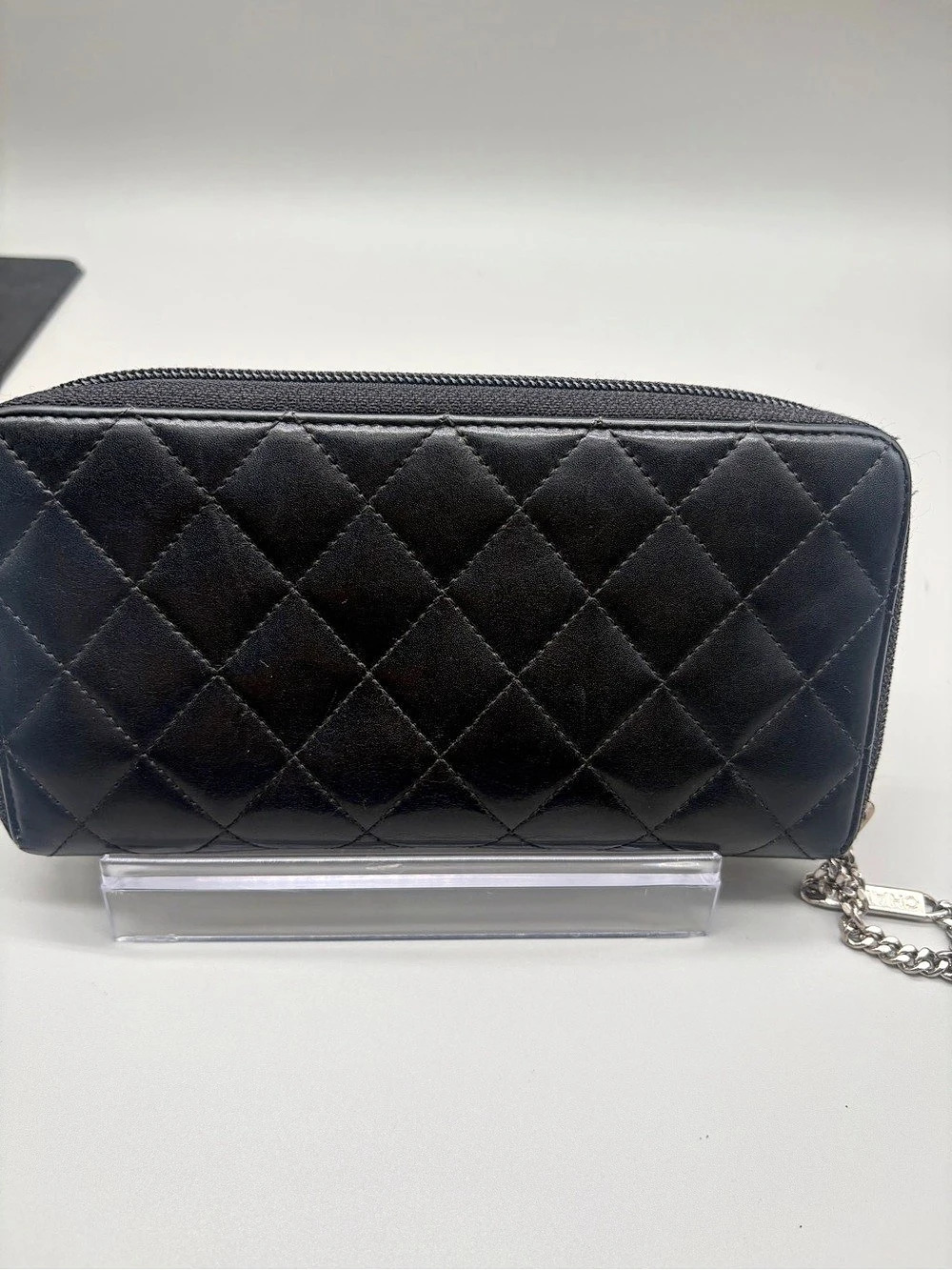 Chanel Cambon Ligne Zip Around Organizer Wallet Black - Picture 4 of 17